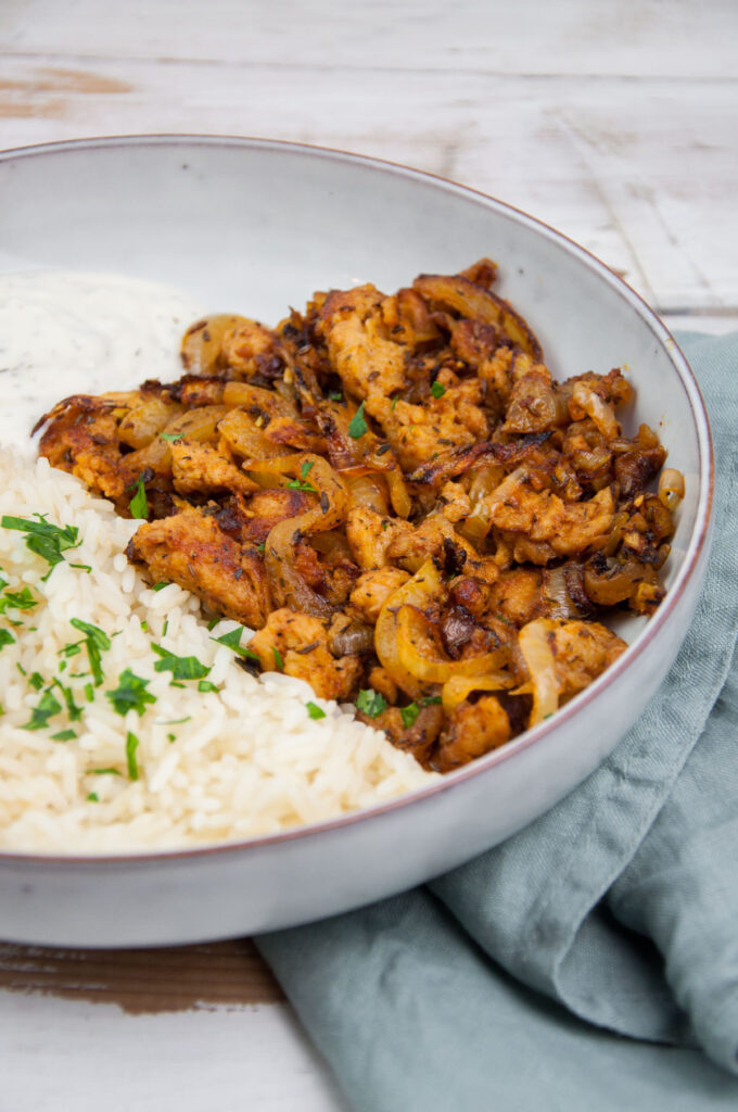 Vegan Gyros with Soya Chunks