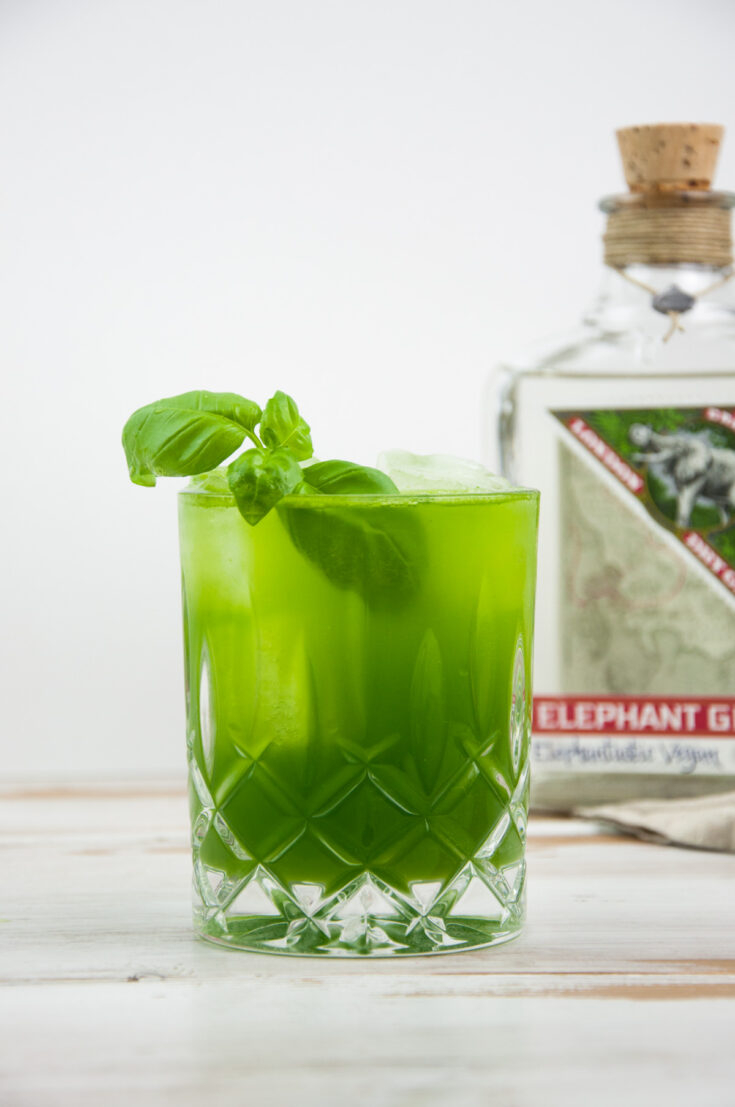 Gin Basil Smash Recipe Elephantastic Vegan