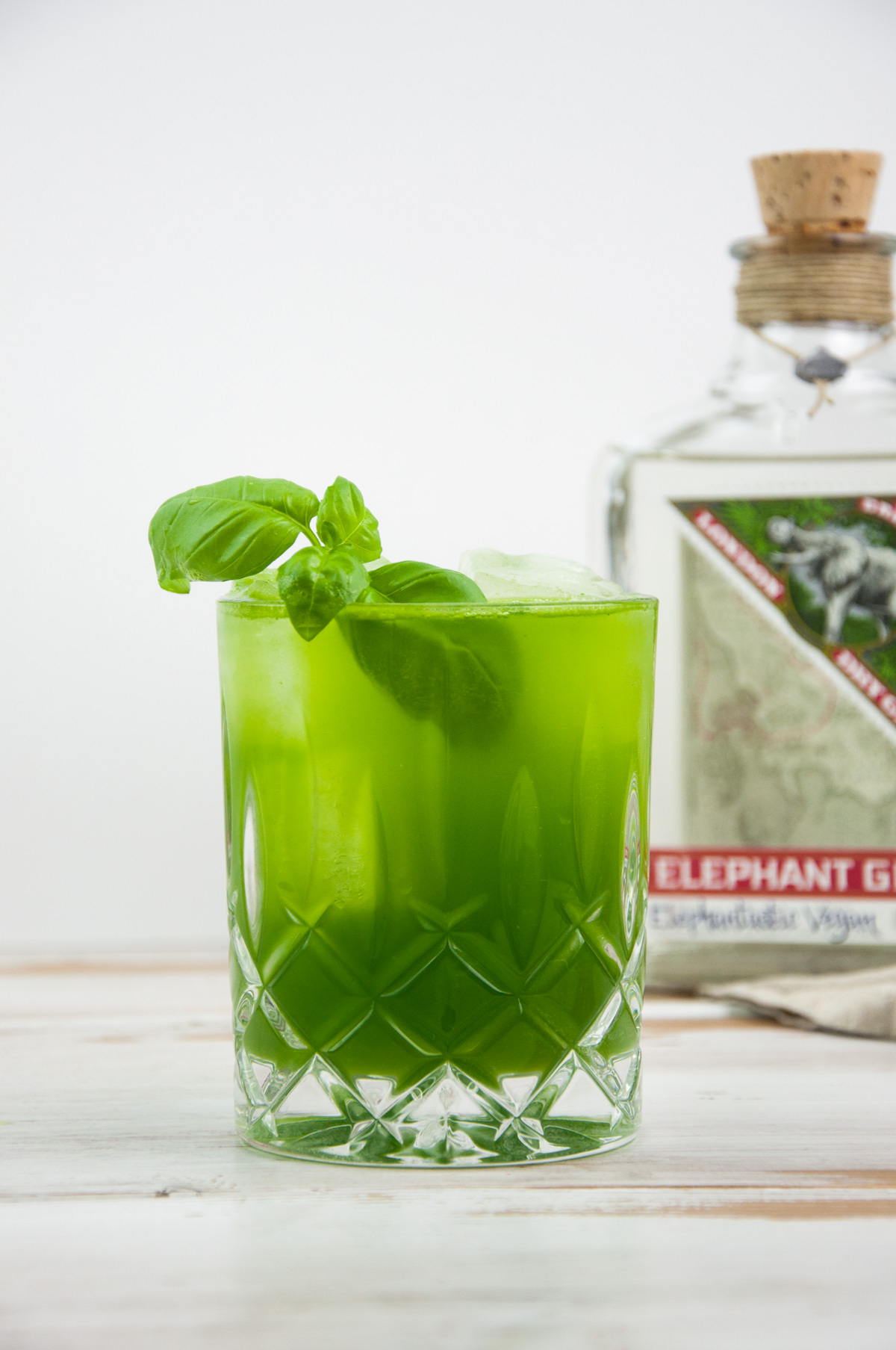 Gin Basil Smash with Elephant Gin