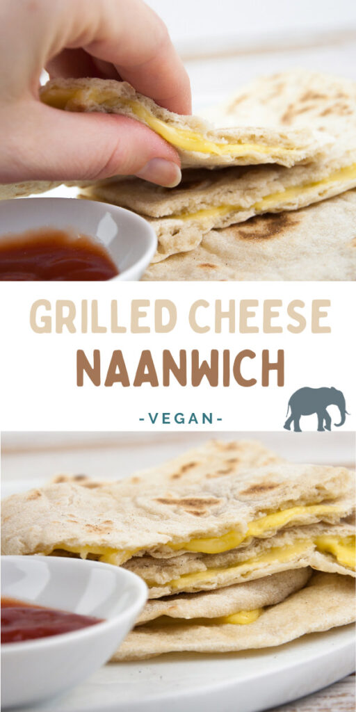 Vegan Grilled Cheese Naanwich