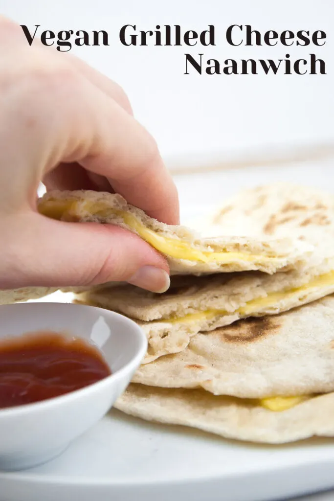 Vegan Grilled Cheese Naanwich