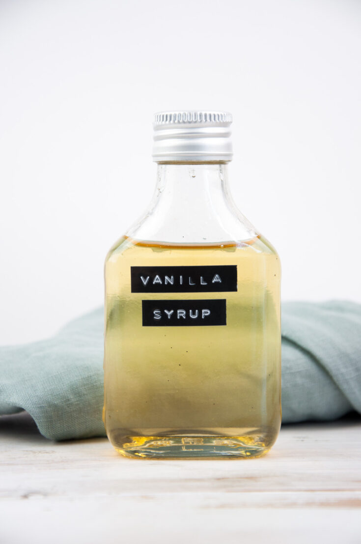 Homemade Vanilla Syrup for Coffee or Cocktails Elephantastic Vegan