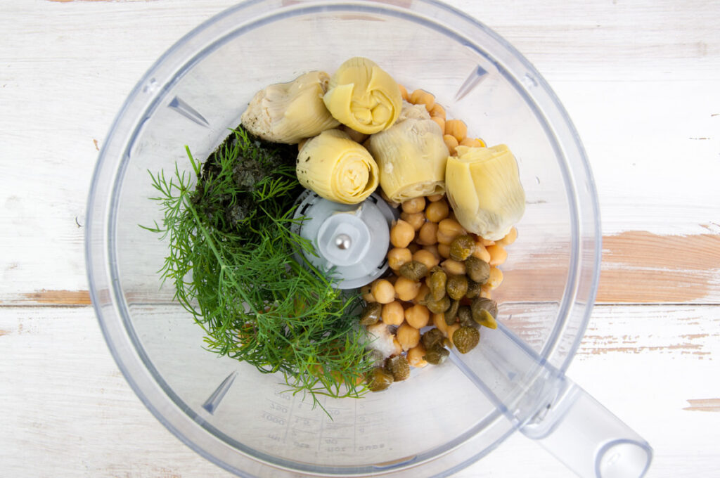 ingredients for vegan crab cakes