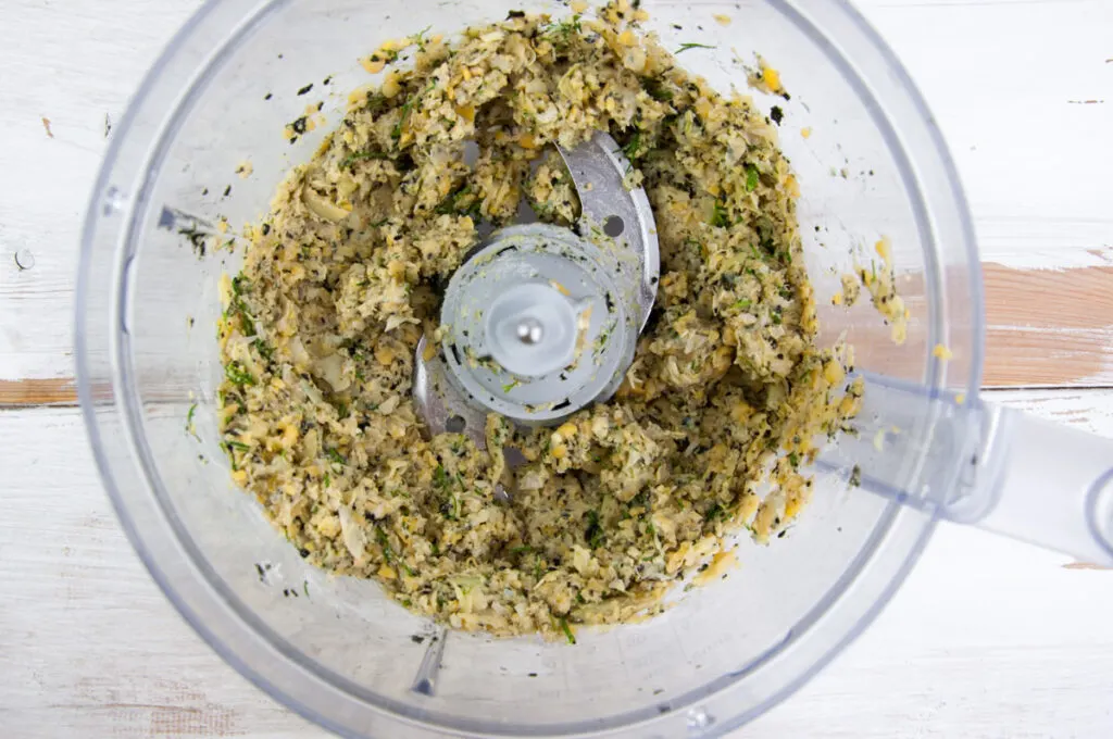 vegan crab cake mixture