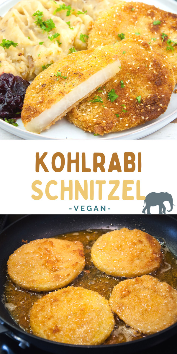 Vegan Kohlrabi Schnitzel