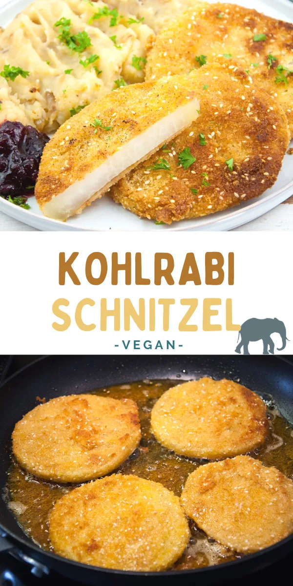 Vegan Kohlrabi Schnitzel