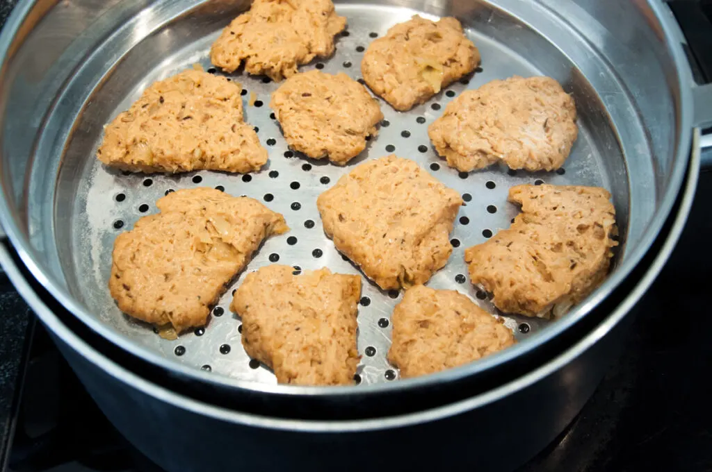 seitan in steamer