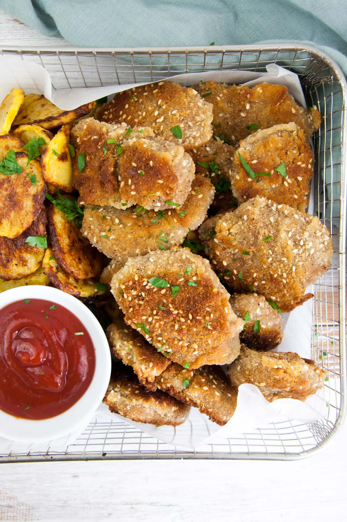 Seitan Chicken Nuggets