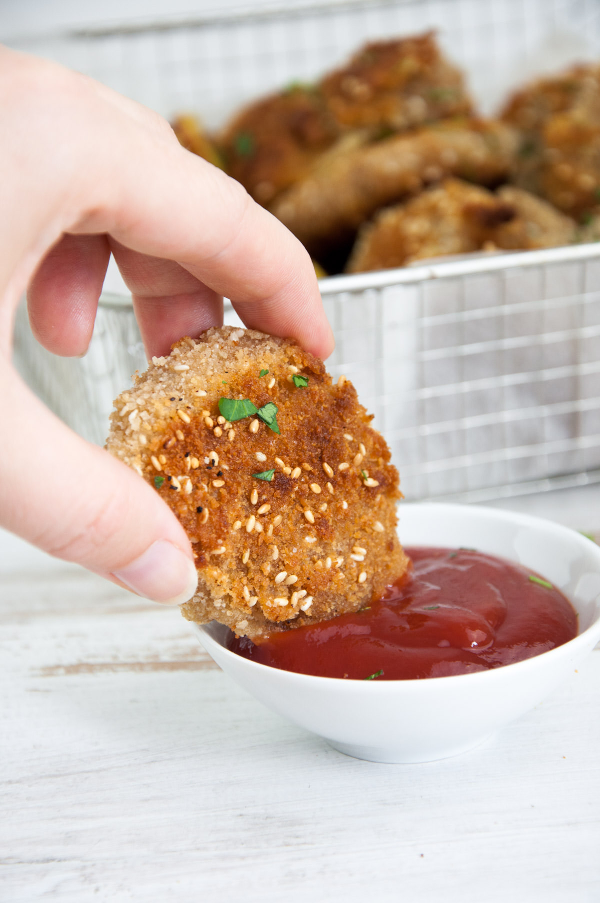 Seitan Chicken Nuggets