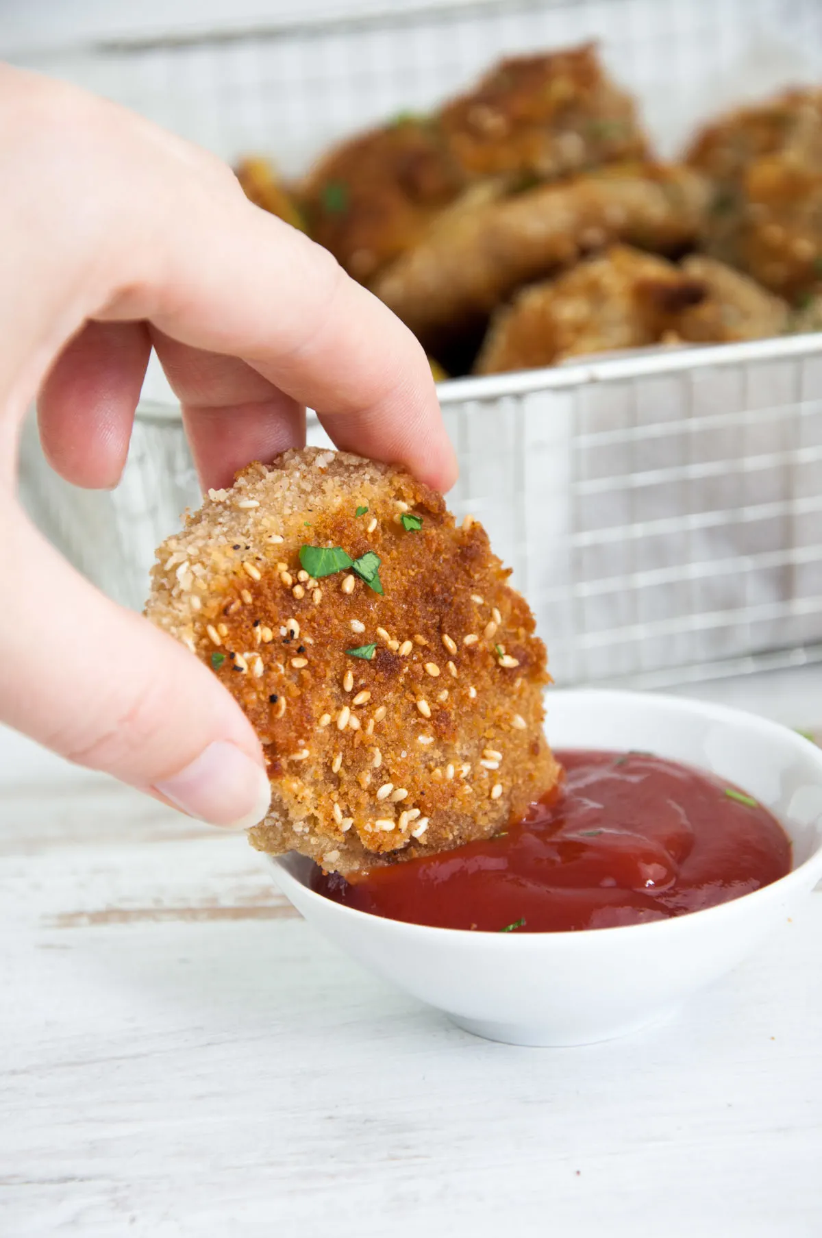 Seitan Chicken Nuggets