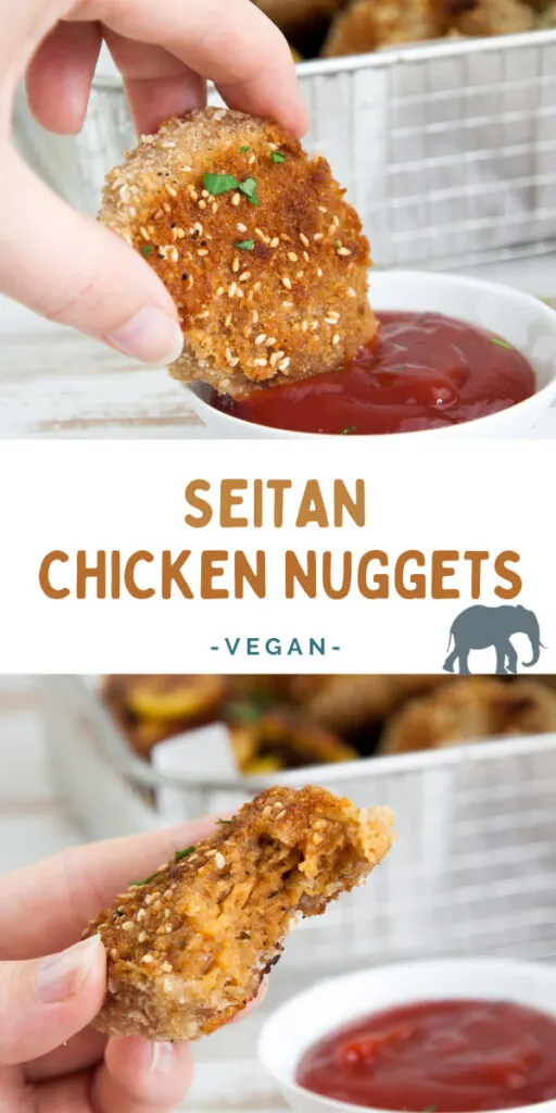 Seitan Chicken Nuggets - Elephantastic Vegan