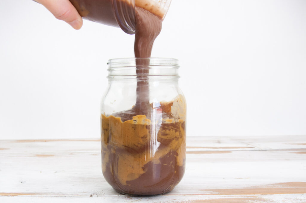 Salted Chocolate Peanut Butter Shake