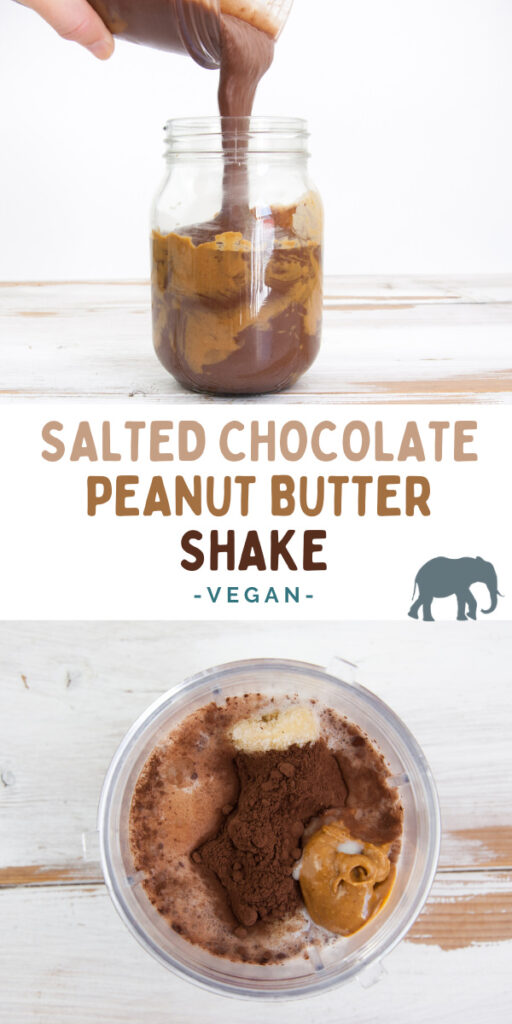Salted Chocolate Peanut Butter Shake