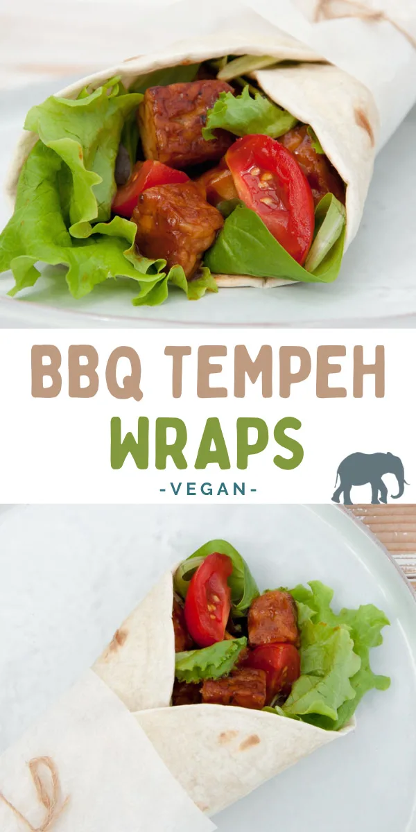 BBQ Tempeh Wrap