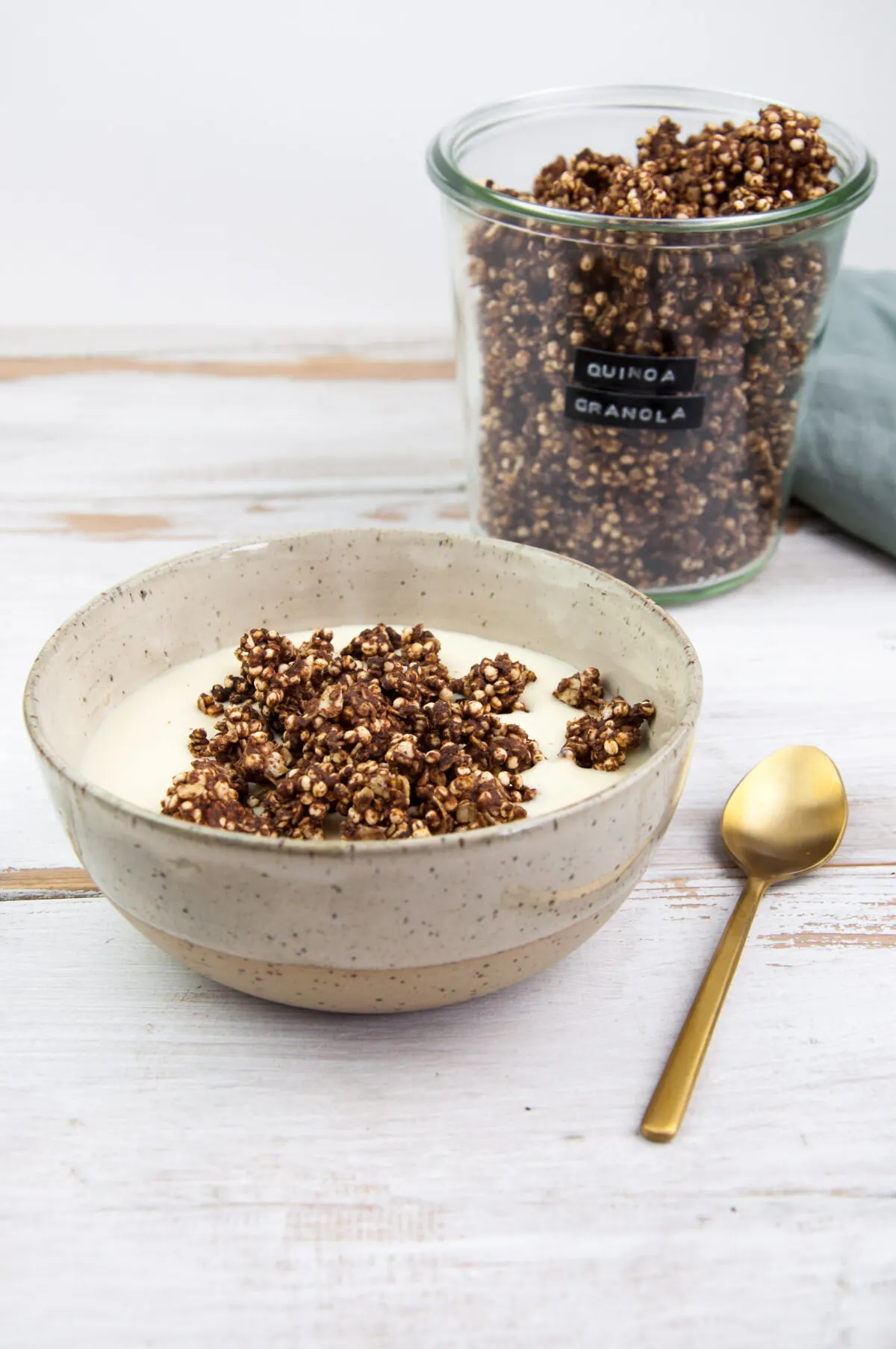 Puffed Quinoa Granola