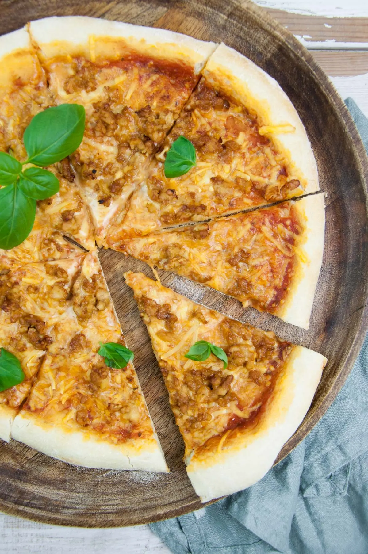 Vegan Tempeh Pizza