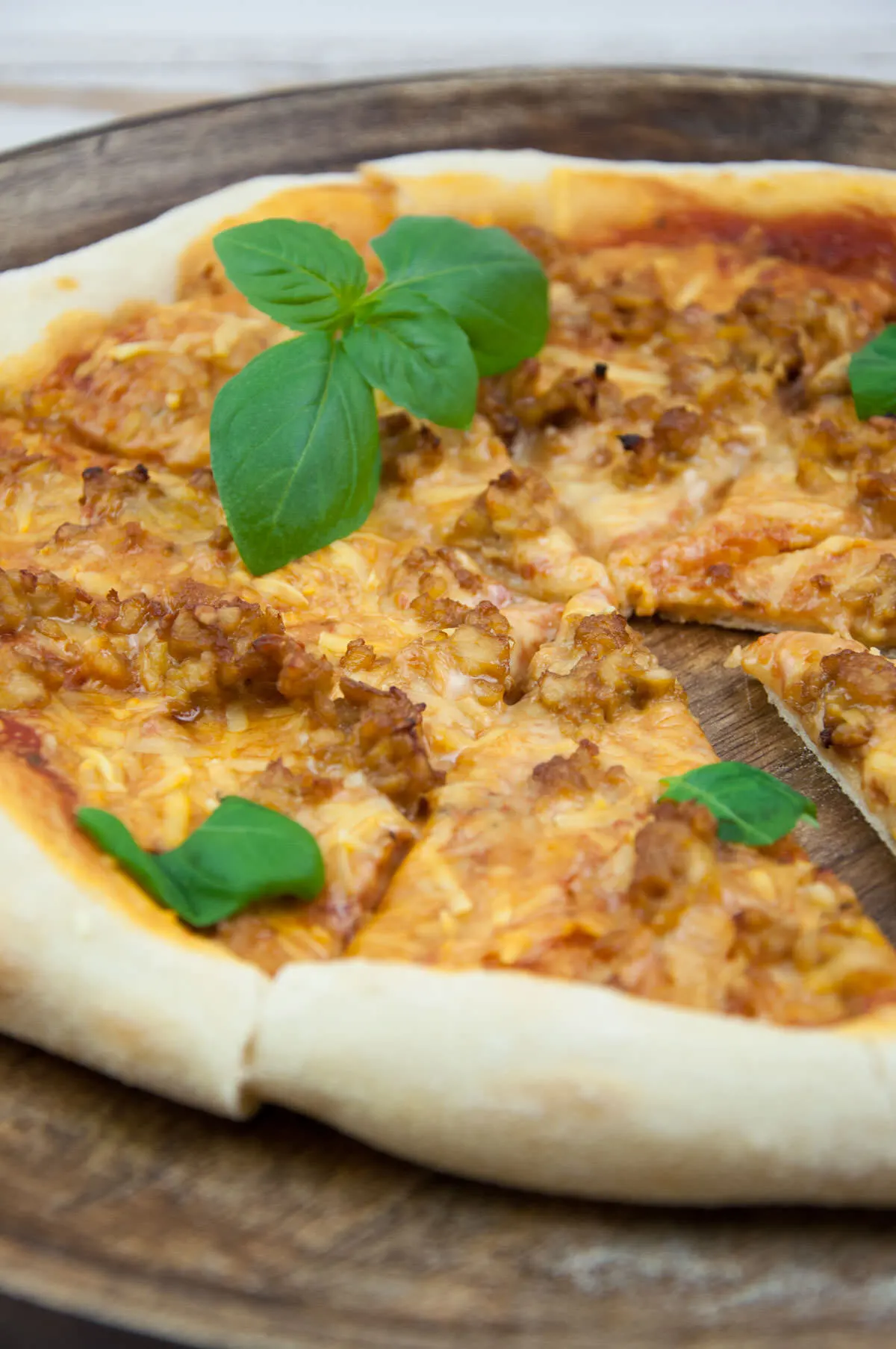 Vegan Tempeh Pizza