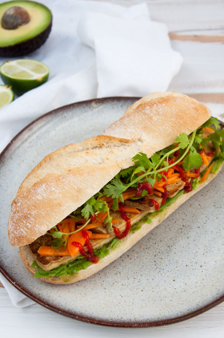 Vegan Banh Mi Sandwich Elephantastic Vegan