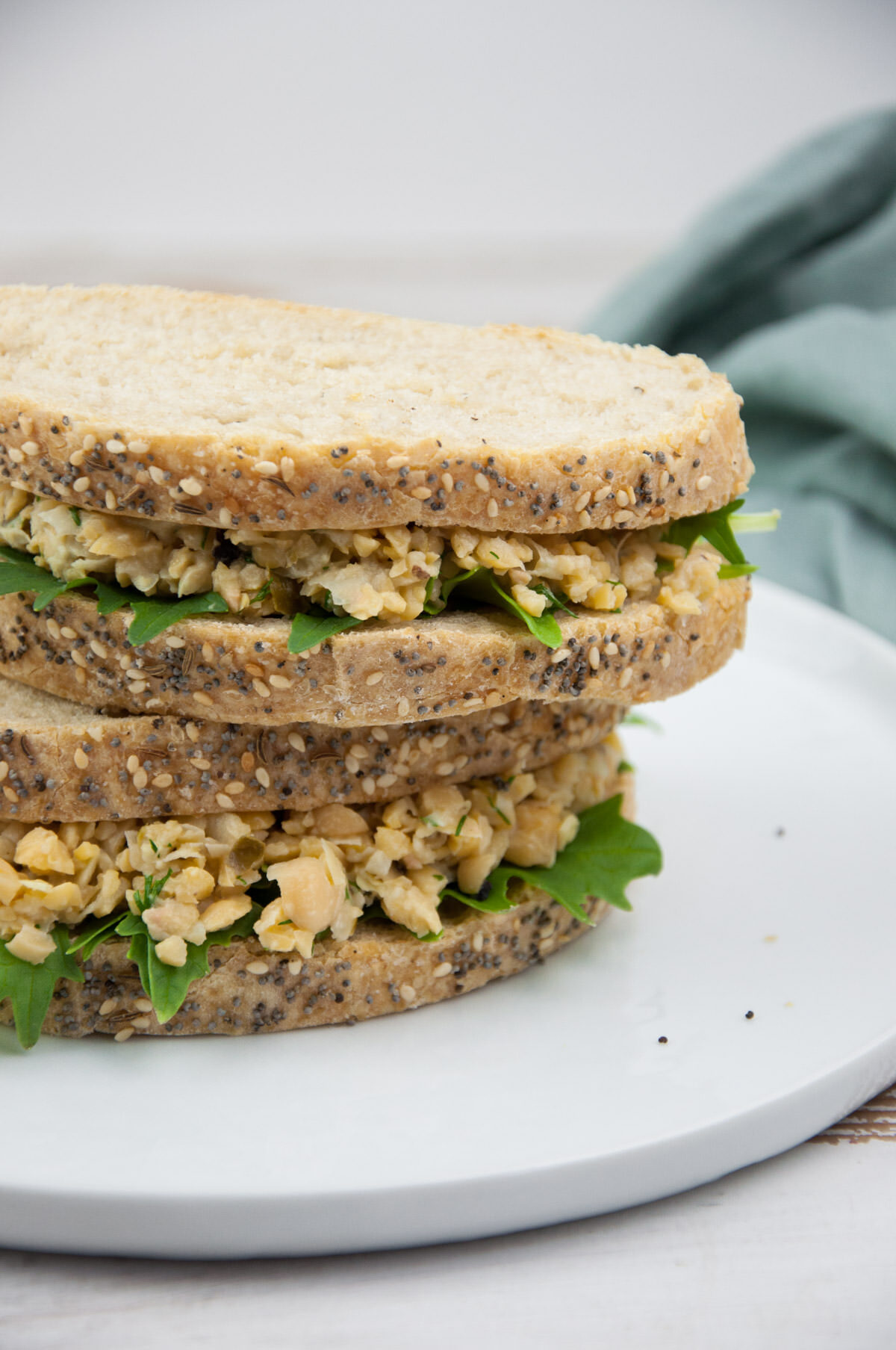 Vegan Chickpea Tuna Sandwiches