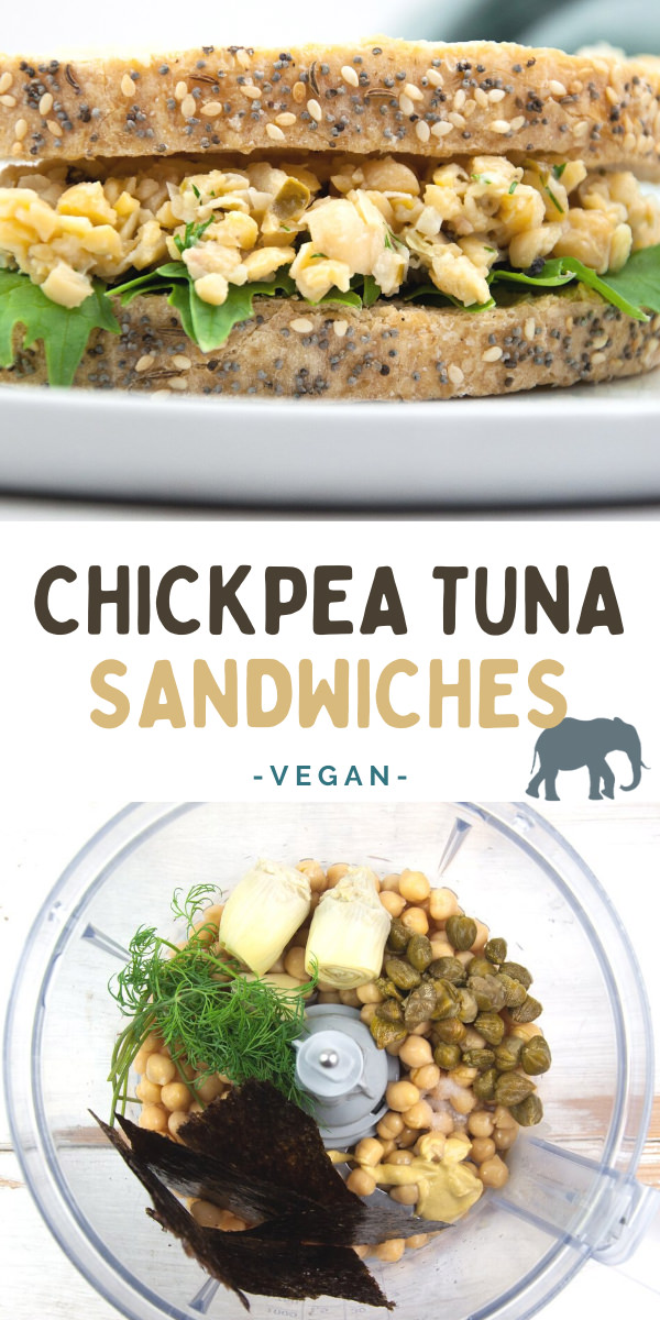 Vegan Chickpea Tuna Sandwiches