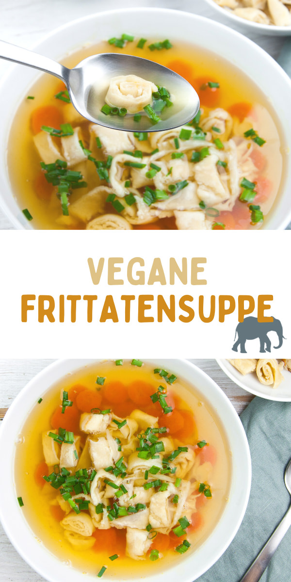 Vegane Frittatensuppe