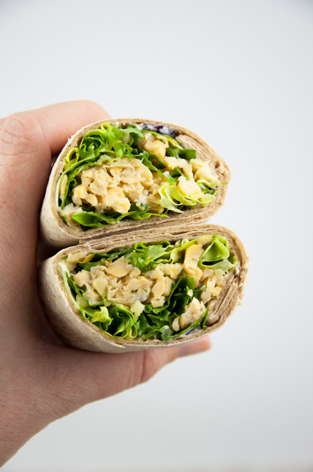 Vegan Chickpea Tuna Salad Wrap