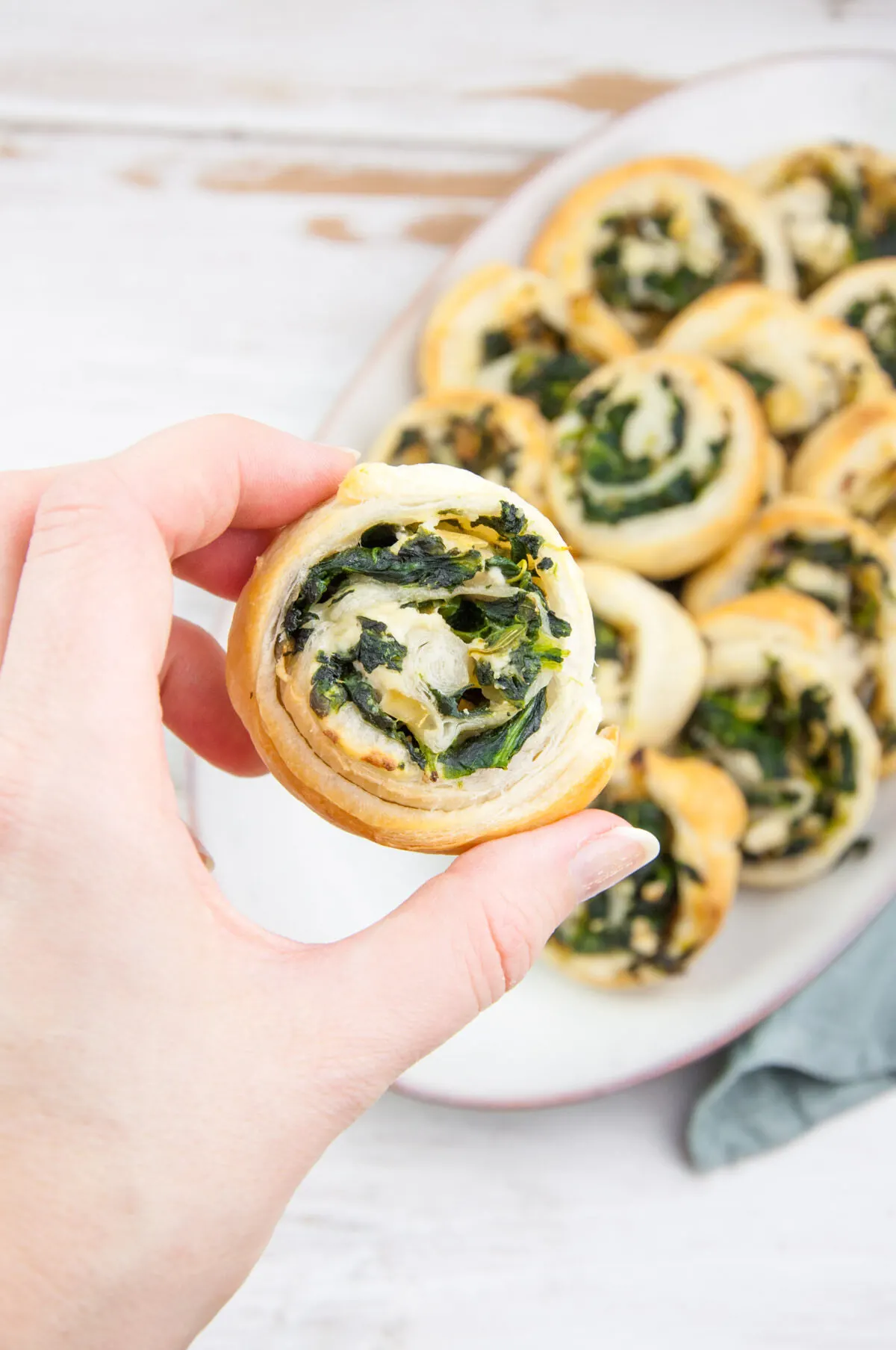 Vegan Spinach Pinwheels