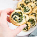 Vegan Spinach Pinwheels