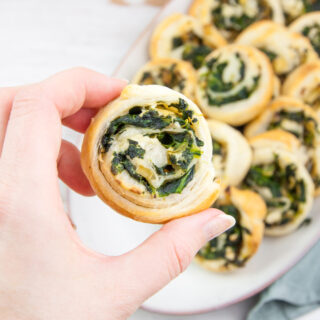 Vegan Spinach Pinwheels