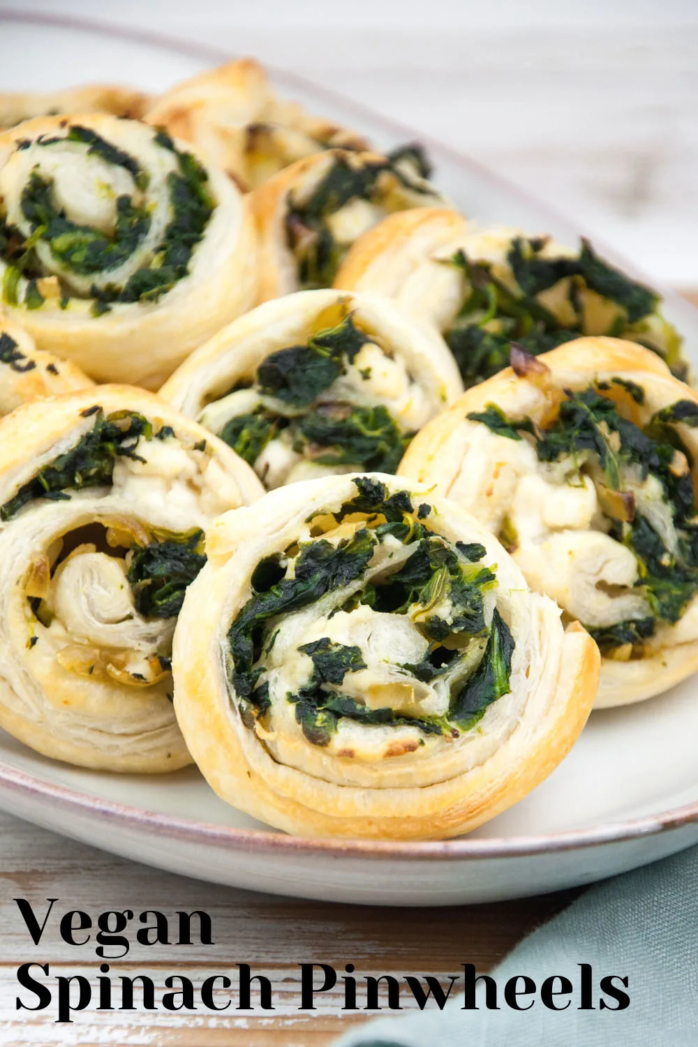 Vegan Spinach Pinwheels