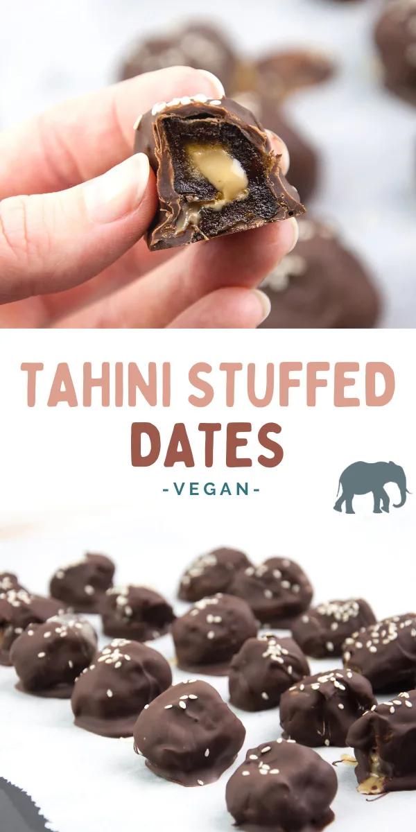 Tahini Stuffed Dates