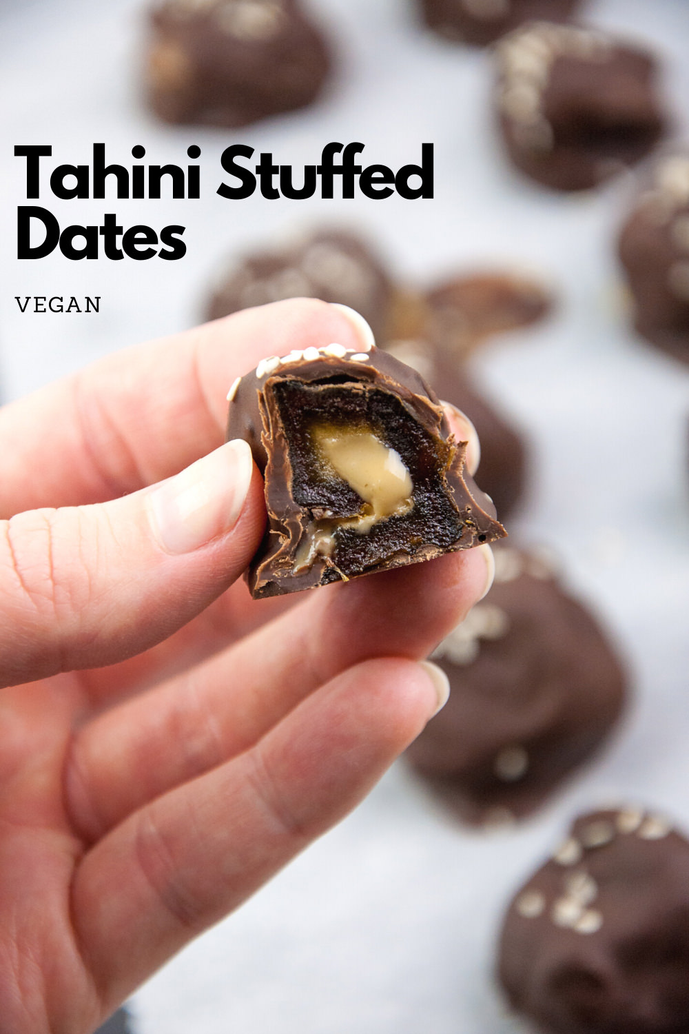 Tahini Stuffed Dates