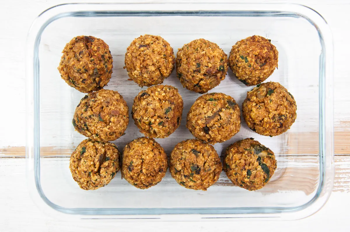 Vegan TVP Meatballs