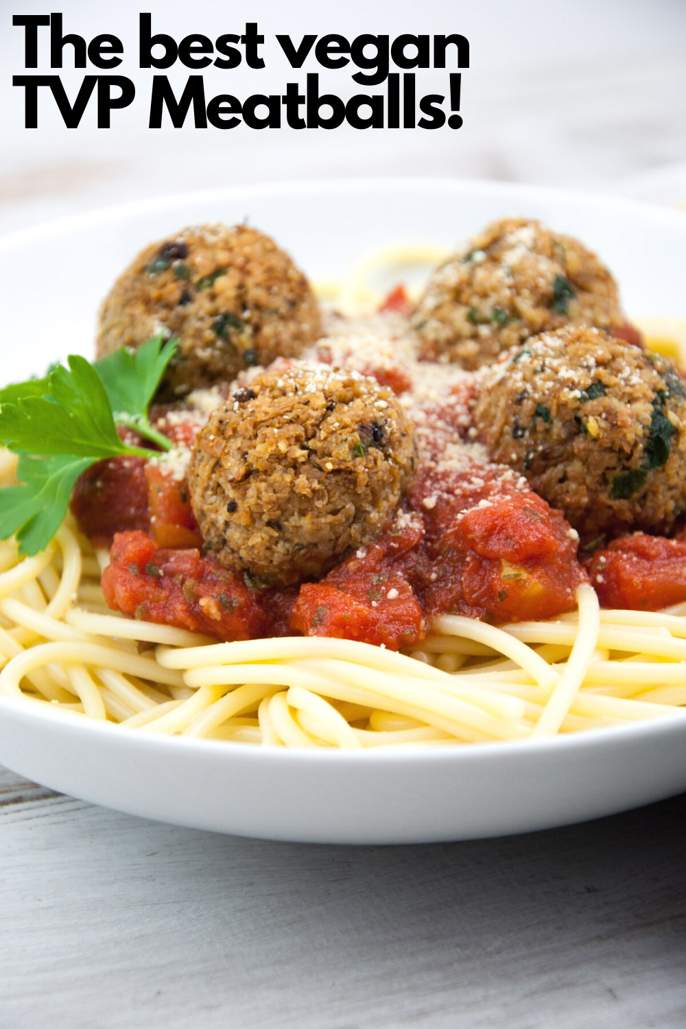 Vegan TVP Meatballs