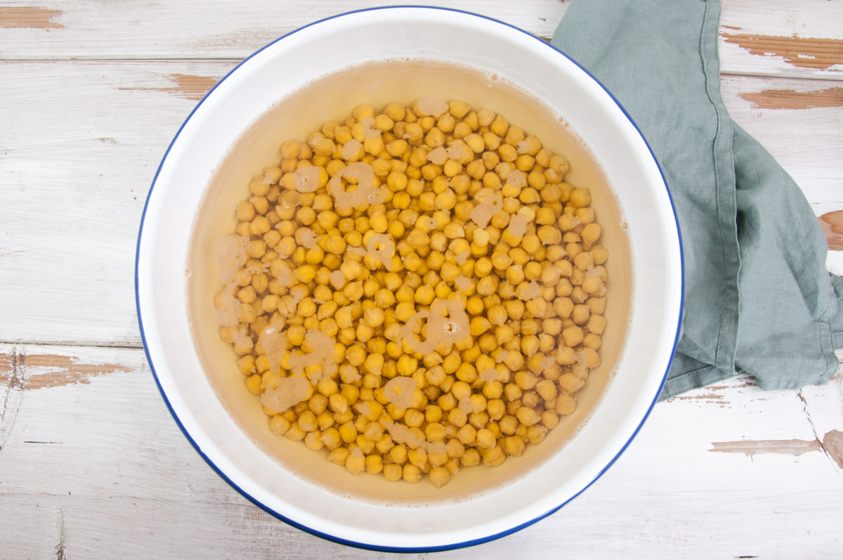 soaked chickpeas