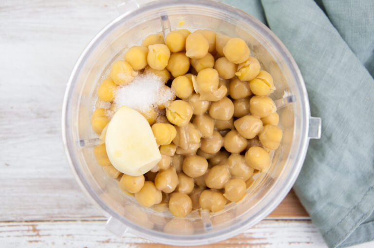 The Best Hummus made with dried chickpeas Elephantastic Vegan