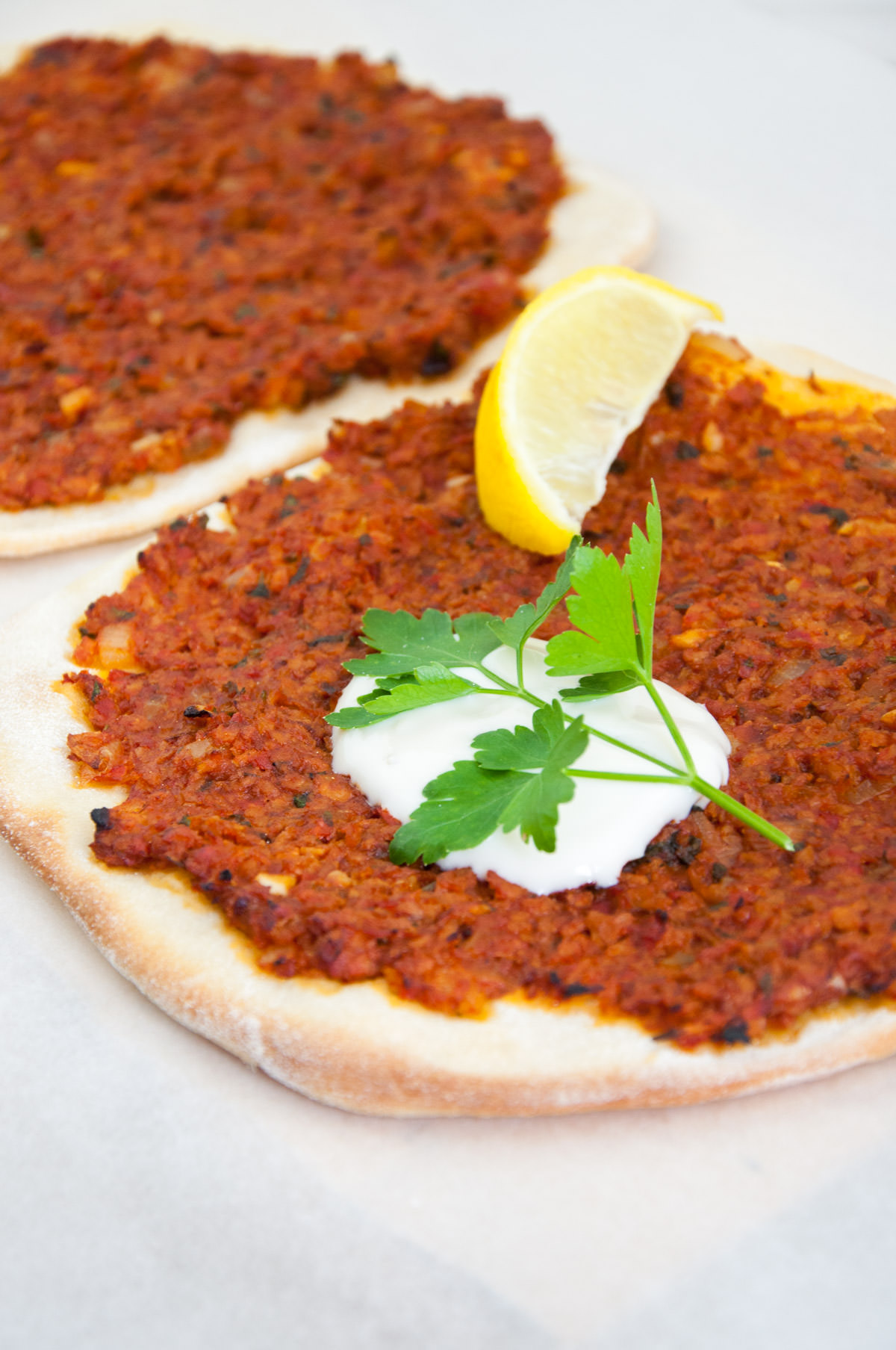 Vegan Lahmacun - Turkish Pizza