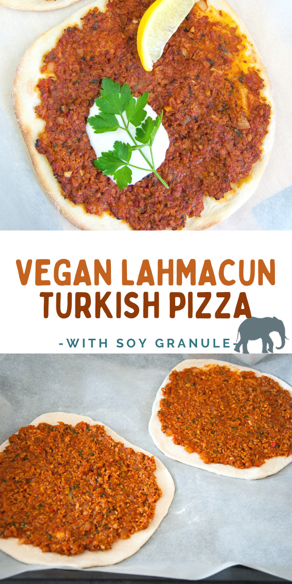 Vegan Lahmacun - Turkish Pizza