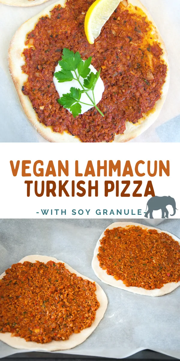 Vegan Lahmacun - Turkish Pizza
