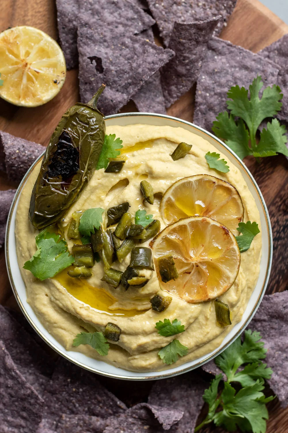 Roasted Lime and Jalapeno Hummus