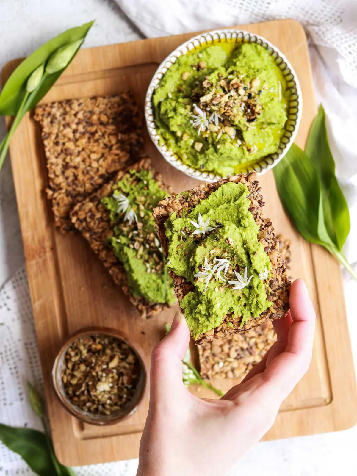 Wild Garlic Hummus