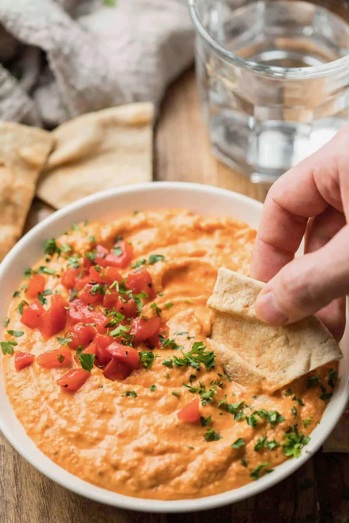 roasted red pepper hummus