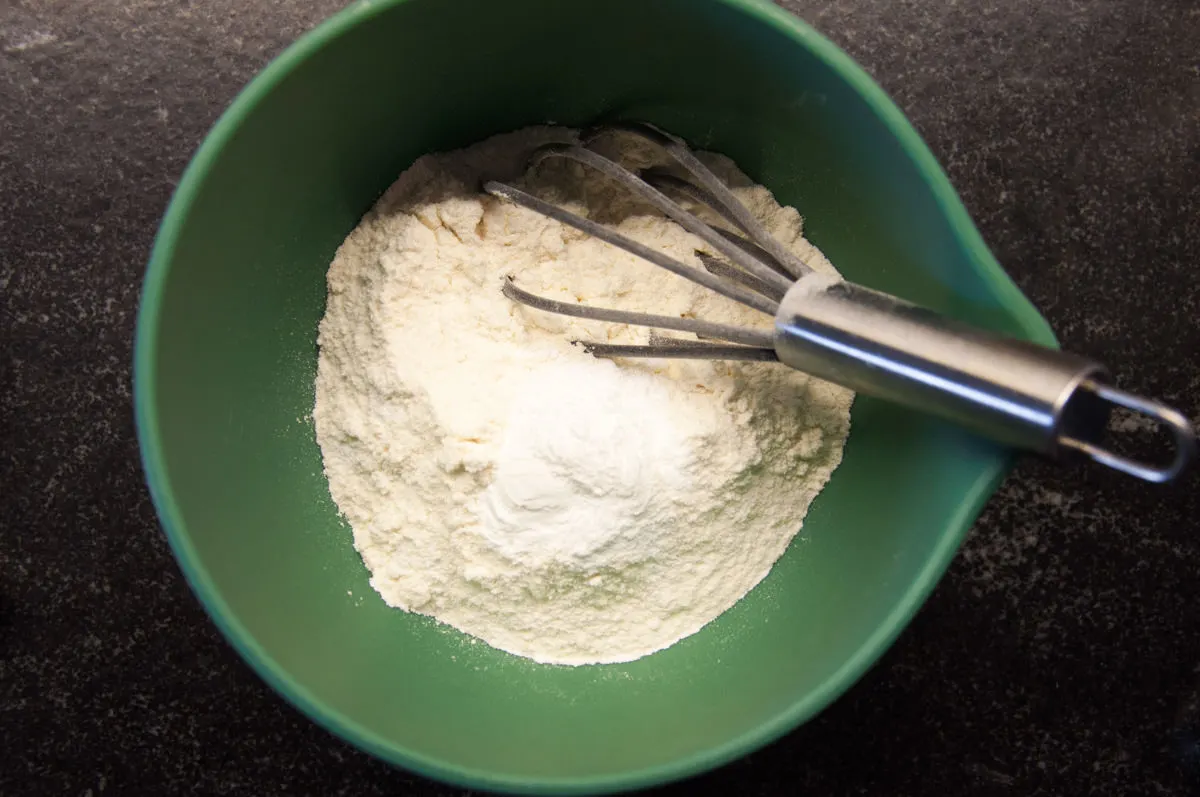 flour and baking powder