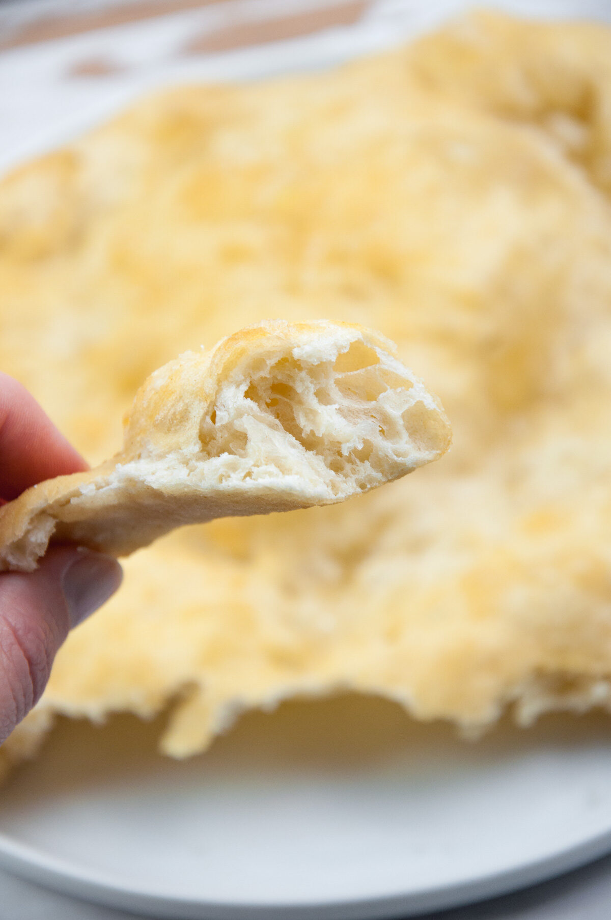 vegan langos - hungarian fried bread