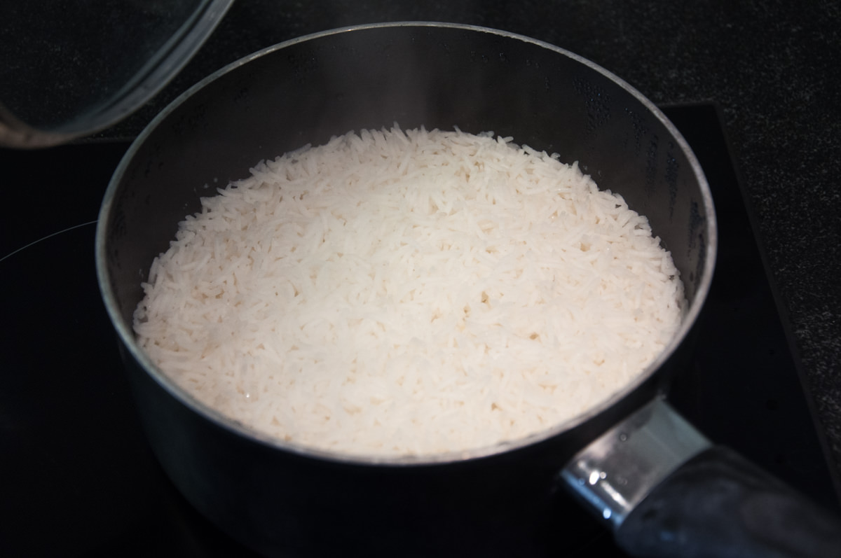 Fluffy basmati rice