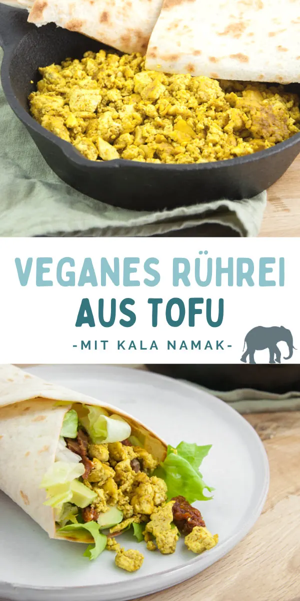 Veganes Rührei aus Tofu