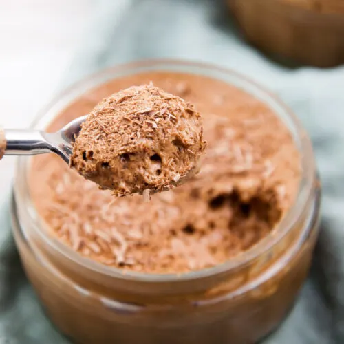 vegan chocolate mousse