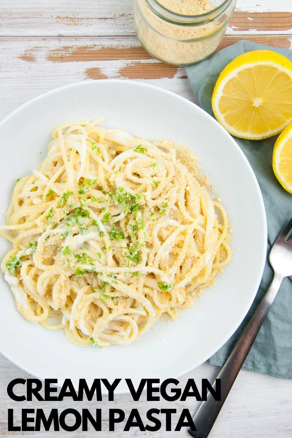 Creamy Vegan Lemon Pasta