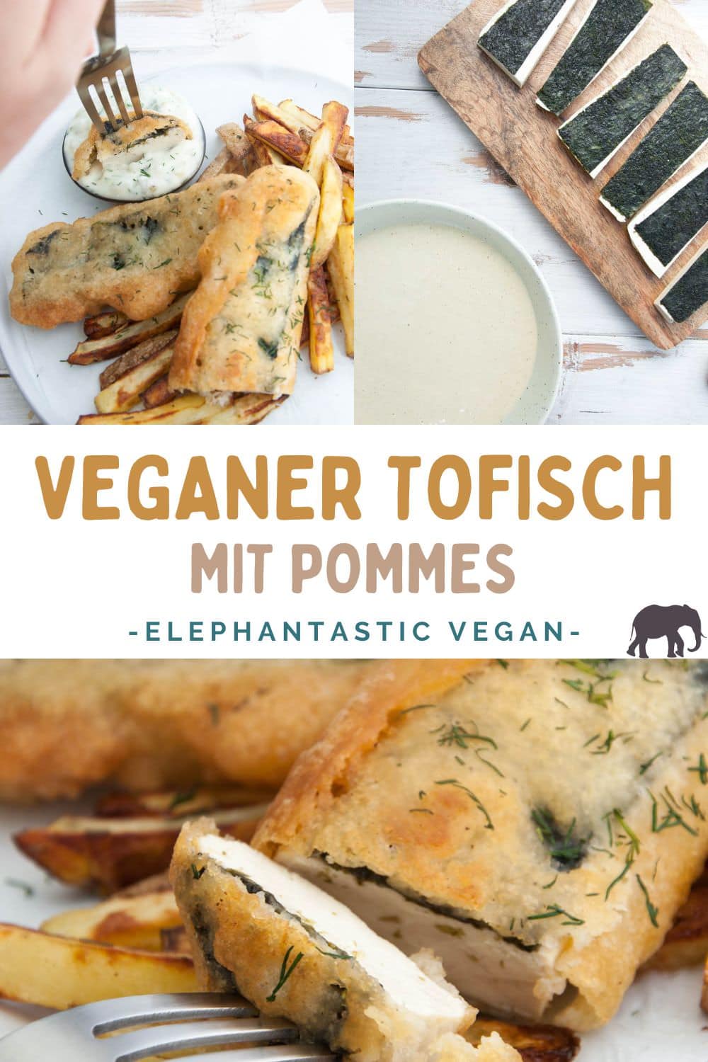 Tofisch und Pommes Pin