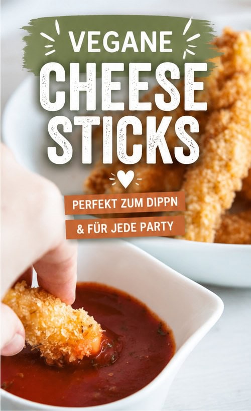 Vegane Käsesticks